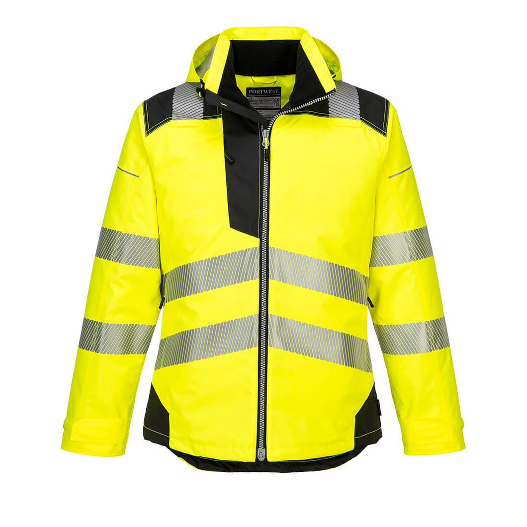 Warnschutz-Regenjacke 400 gefüttert
